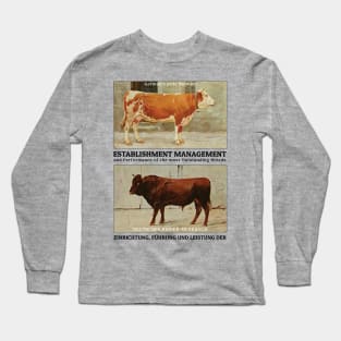 German cattle booklet Long Sleeve T-Shirt